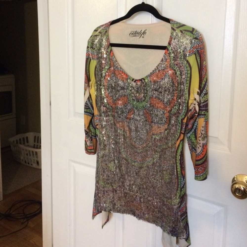 Citi life Sequined Shirt